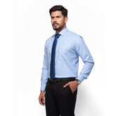 Shirt:Full Sleeve Blue Door_Regular Fit_ Check_292#1
